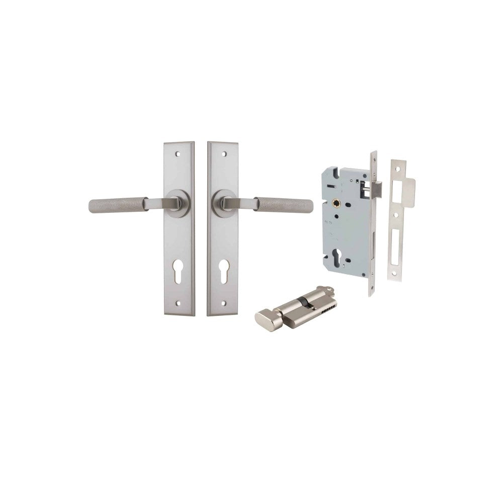 Brunswick Chamfered Door Lever Set