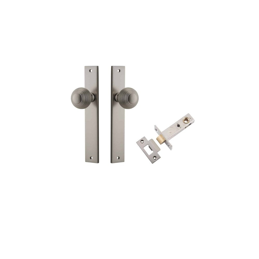 Guildford Rectangular Door Knob Set