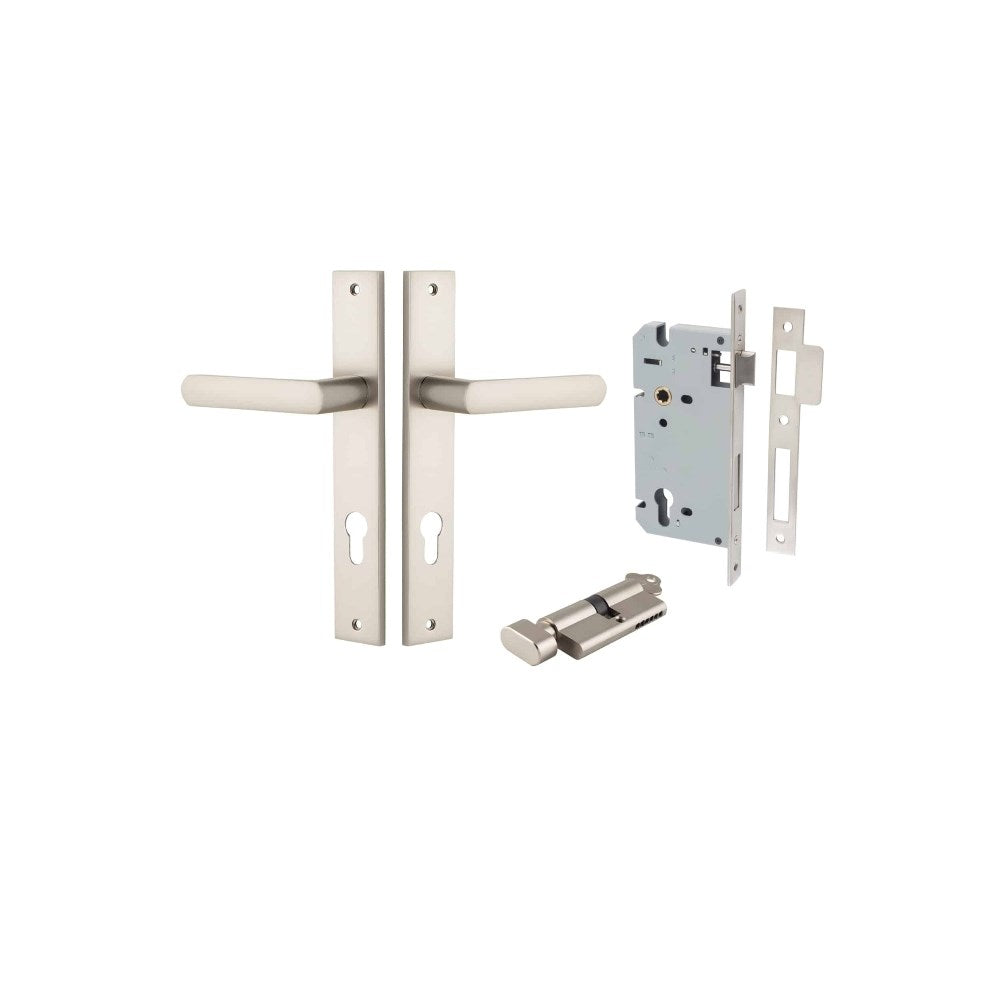 Osaka Rectangular Door Lever Set