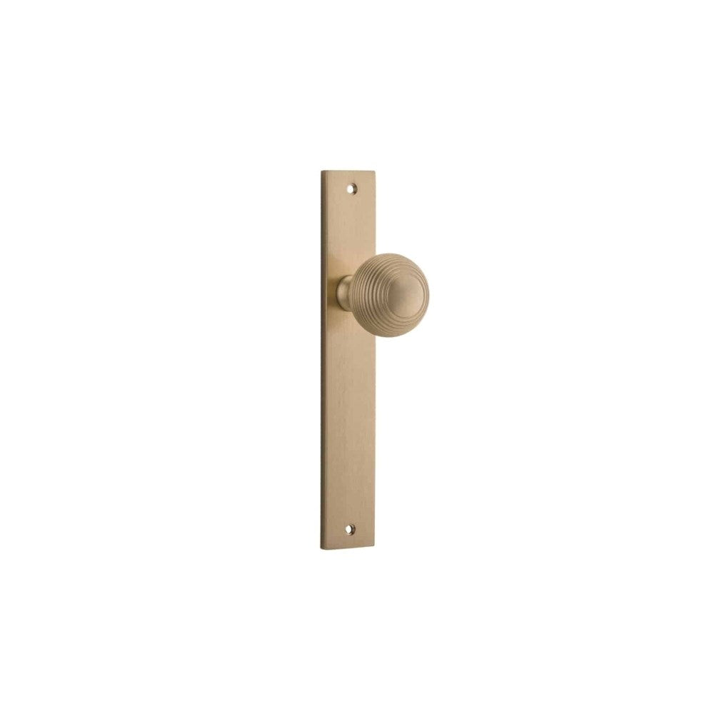 Guildford Rectangular Door Knob Set