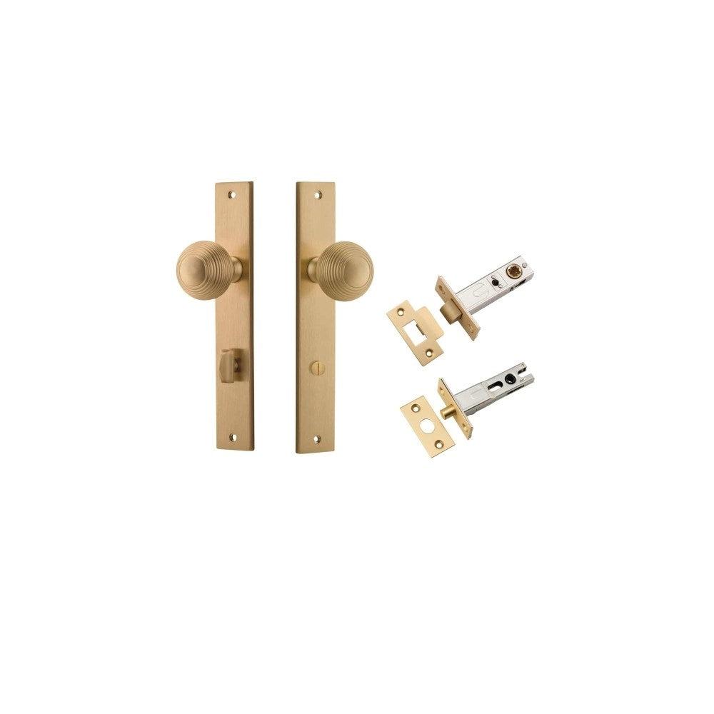 Guildford Rectangular Door Knob Set