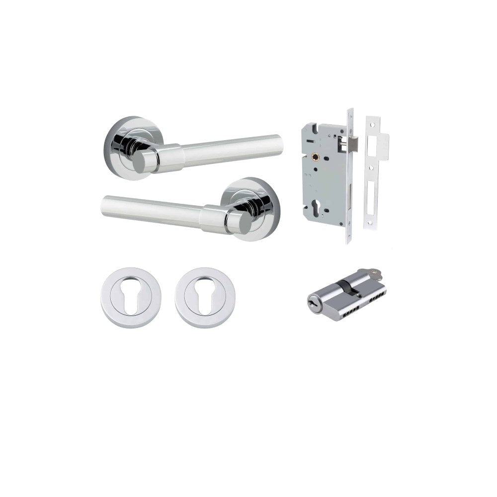 Helsinki Round Rose Door Lever Set