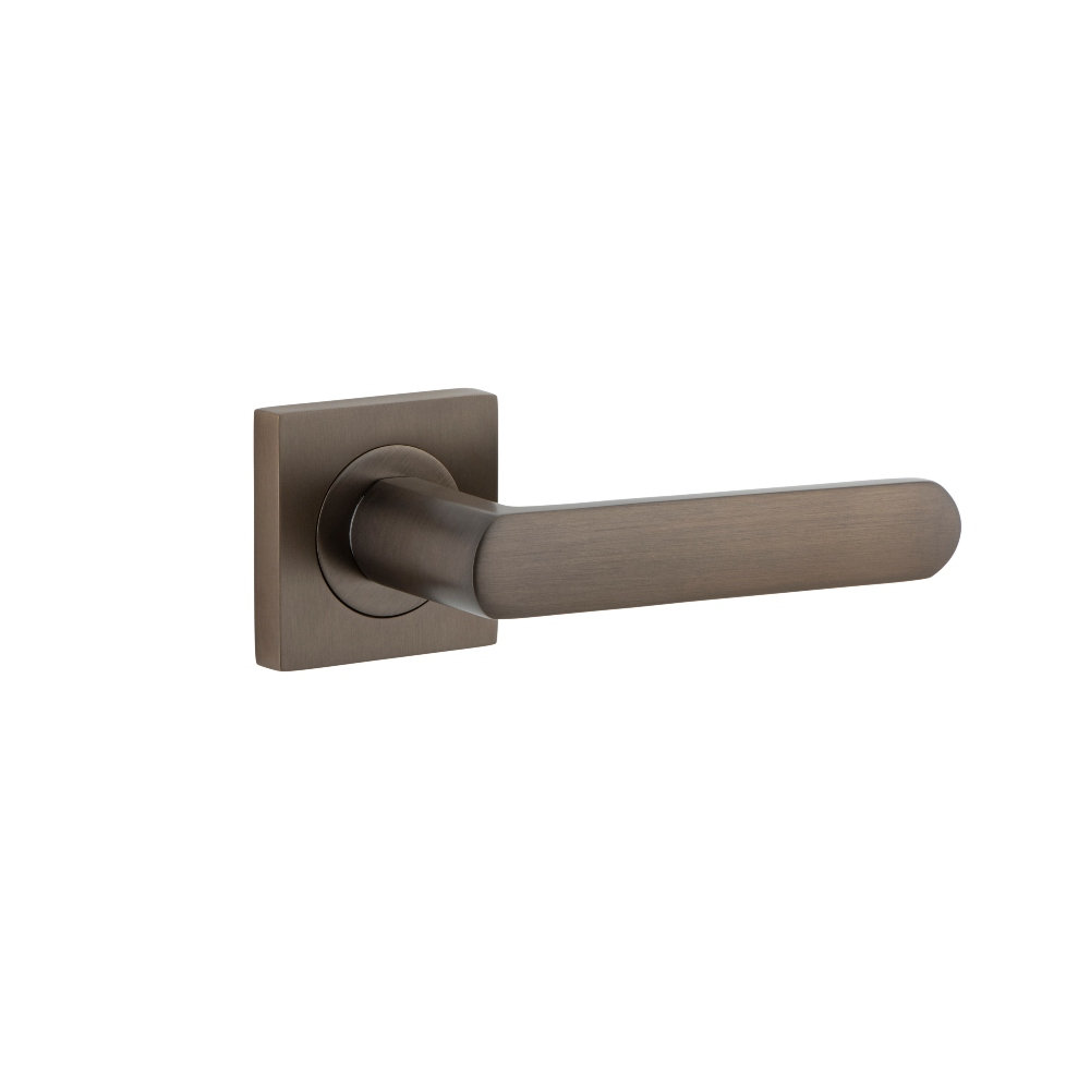 Osaka Square Rose Door Lever Set