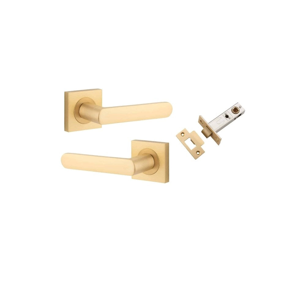 Osaka Square Rose Door Lever Set