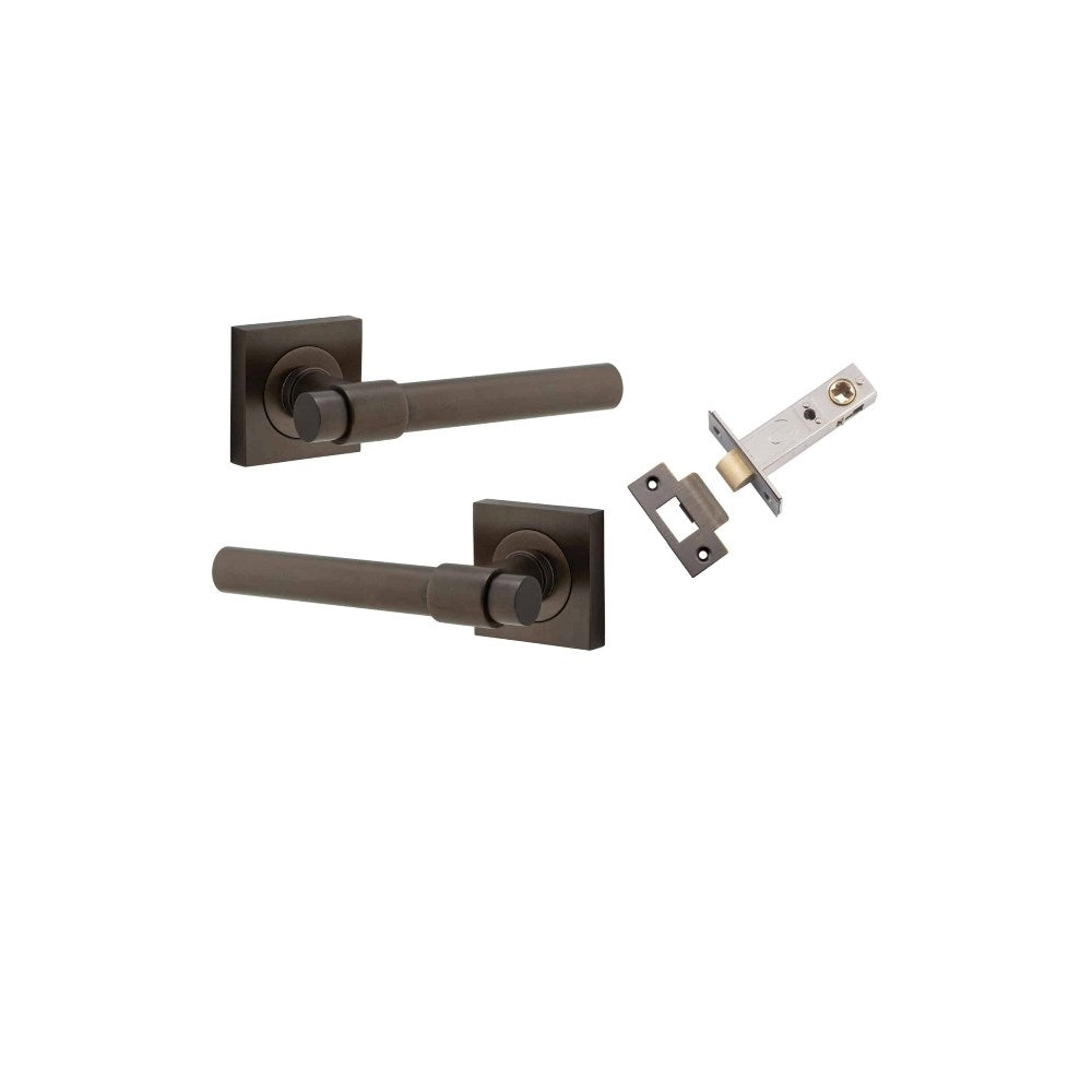 Helsinki Square Rose Door Lever Set