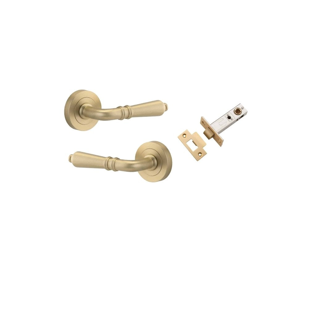 Sarlat Round Rose Door Lever Set