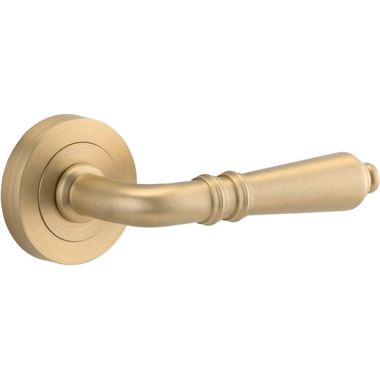 Sarlat Round Rose Door Lever Set