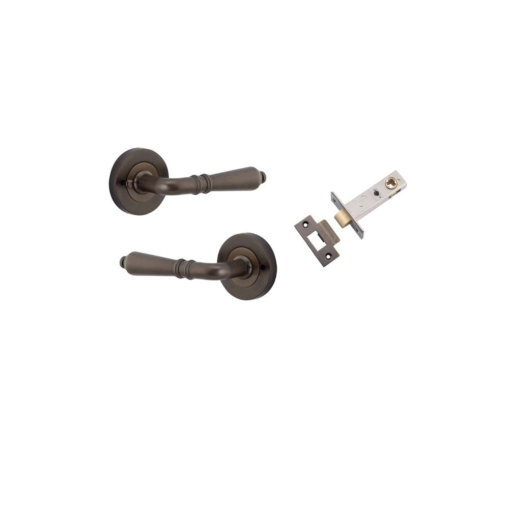 Sarlat Round Rose Door Lever Set