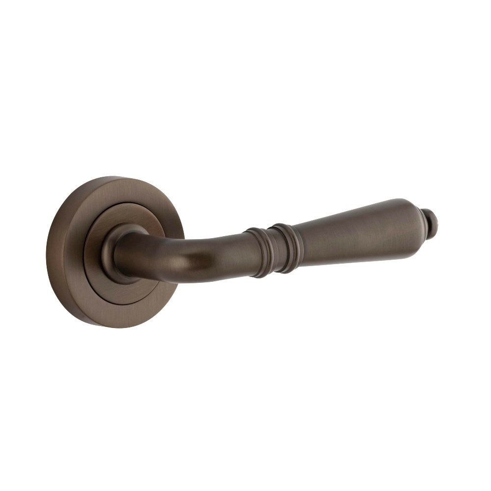 Sarlat Round Rose Door Lever Set