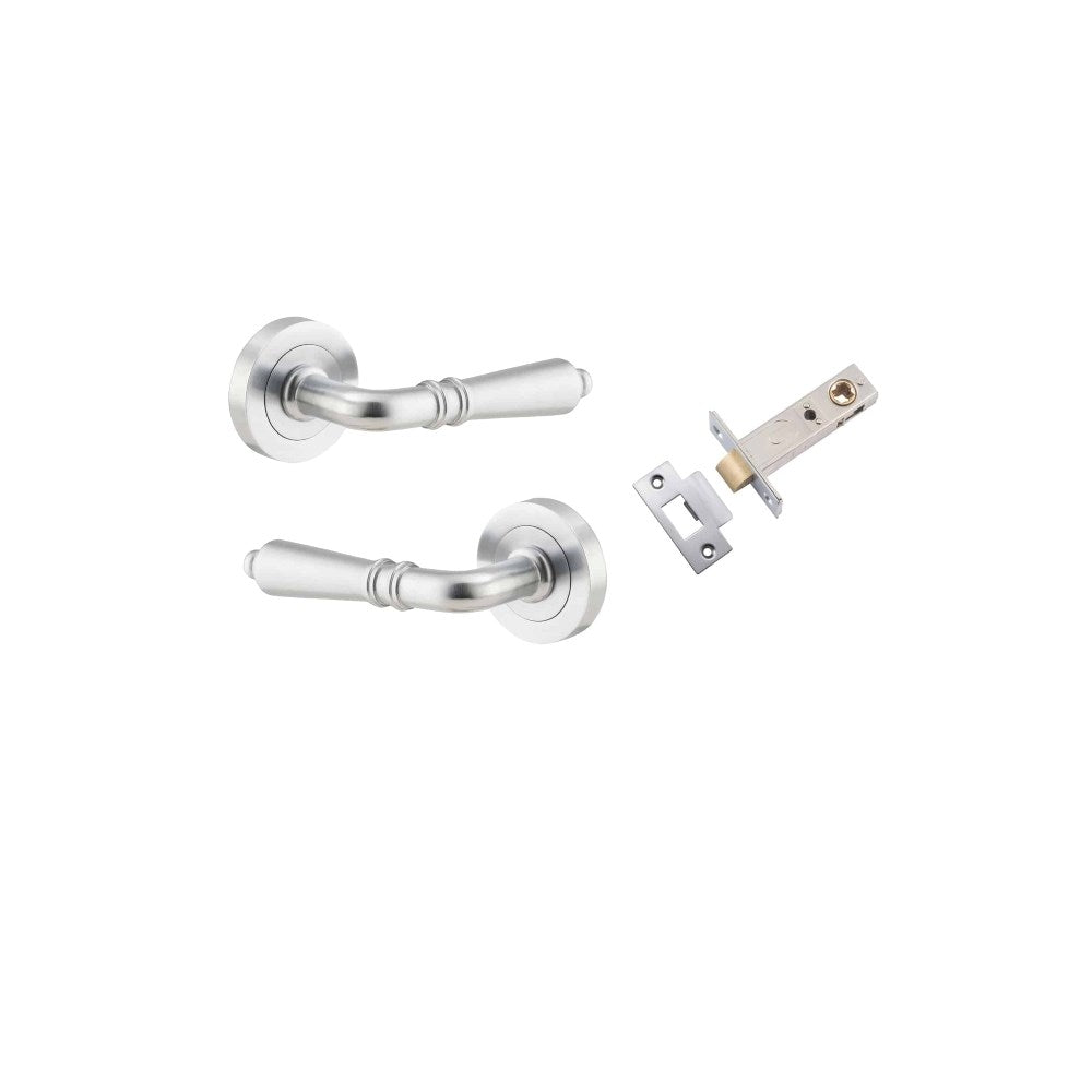 Sarlat Round Rose Door Lever Set