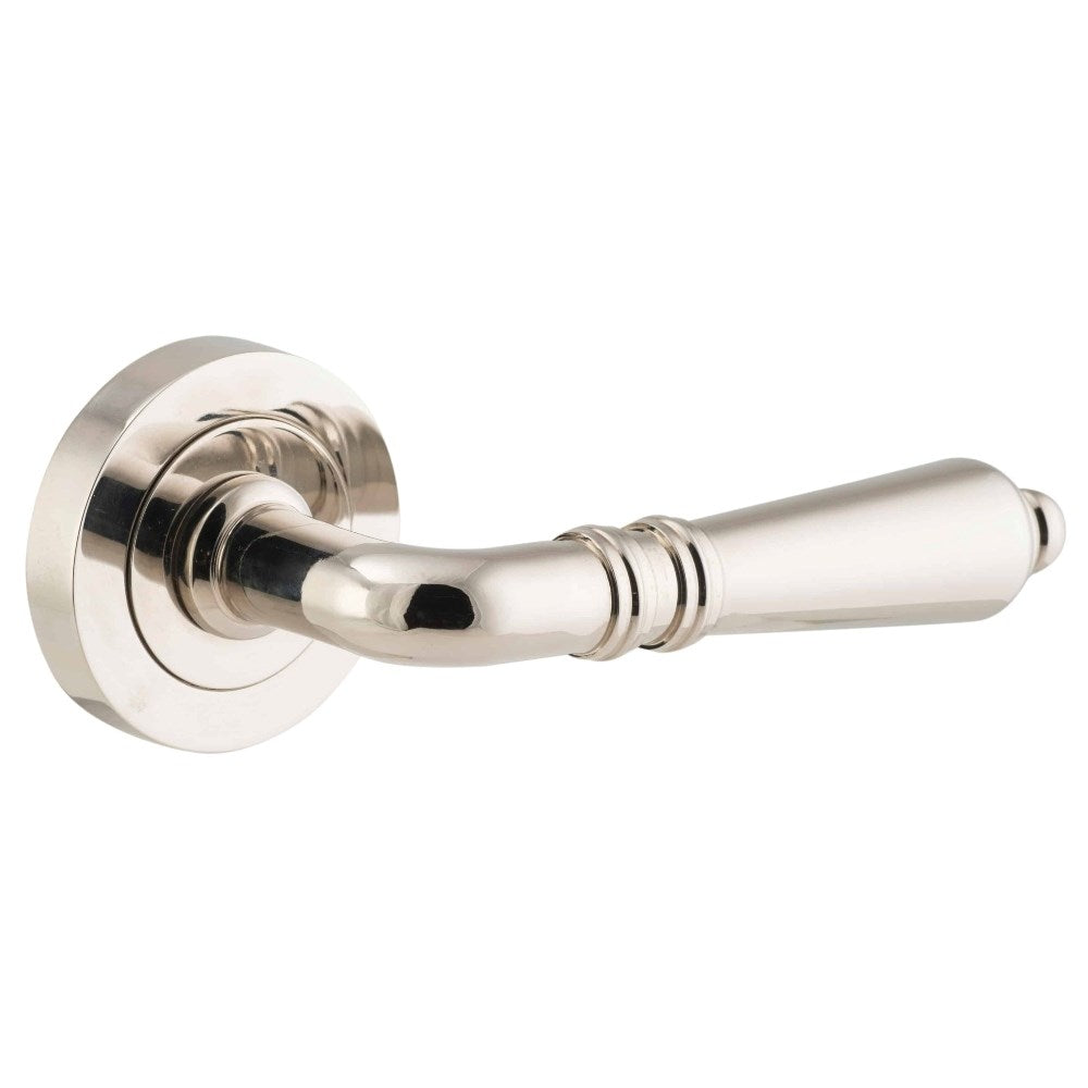 Sarlat Round Rose Door Lever Set