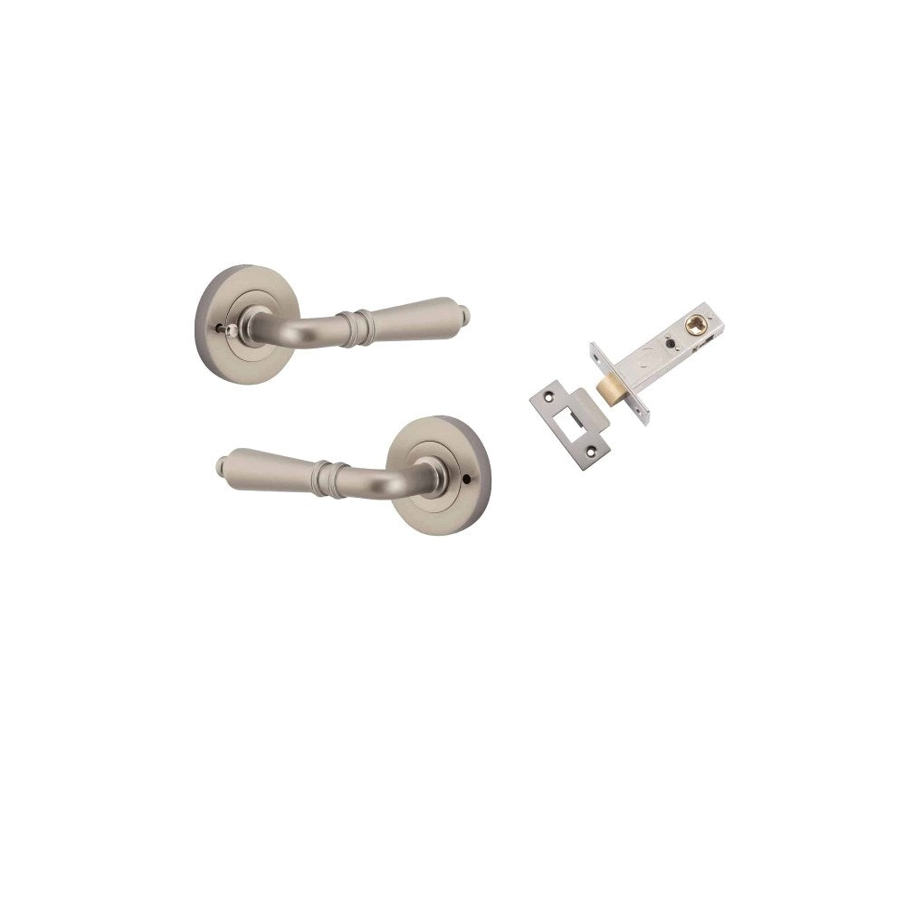 Sarlat Round Rose Door Lever Set