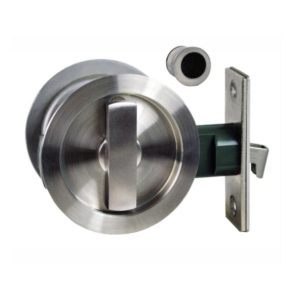 Round Sliding Cavity Door Pull Set