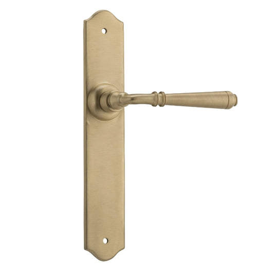 Reims Door Lever Set on Long Backplate