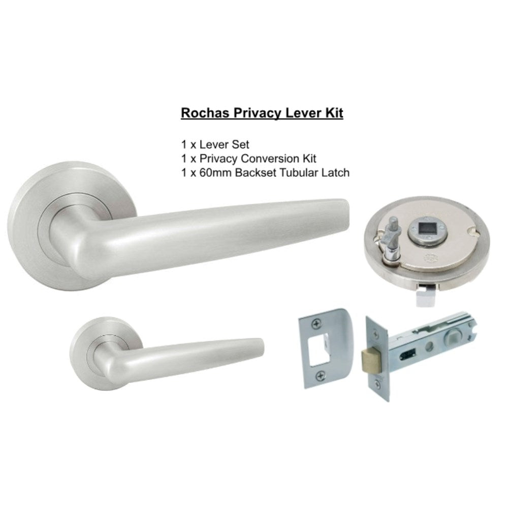 Rochas 316 Marine Grade Stainless Steel Lever Set