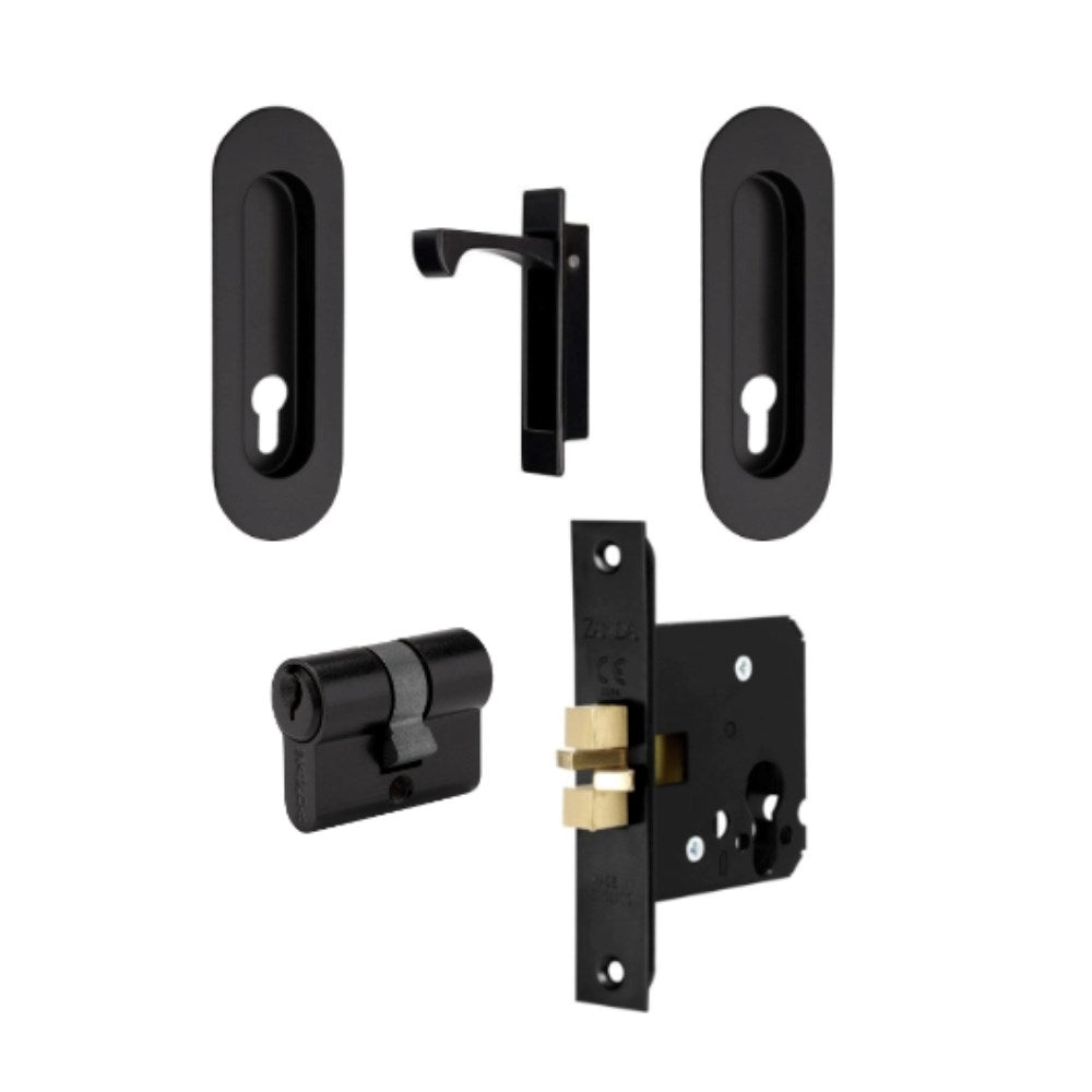 Duke Oval Euro Sliding Lock Kit