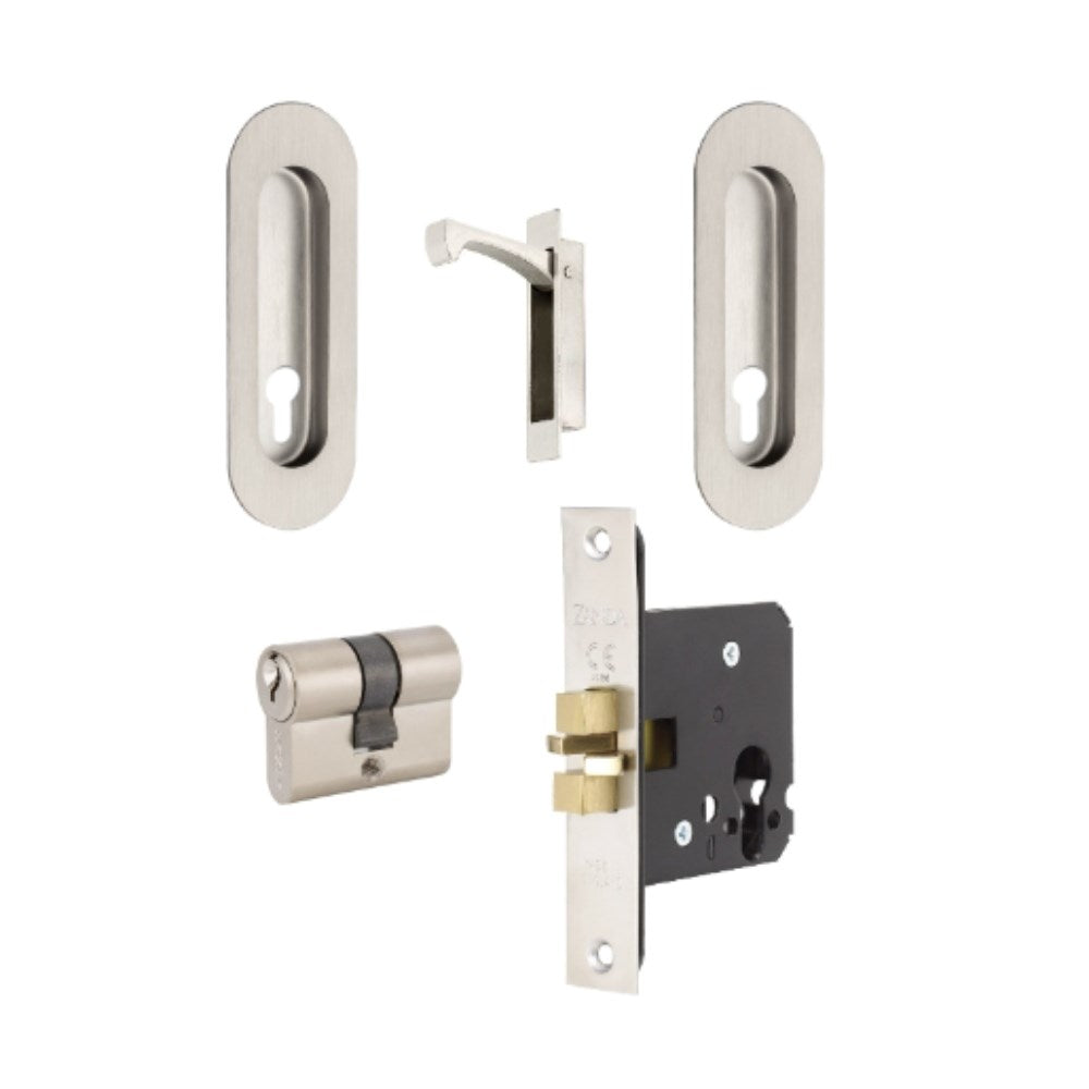 Duke Oval Euro Sliding Lock Kit