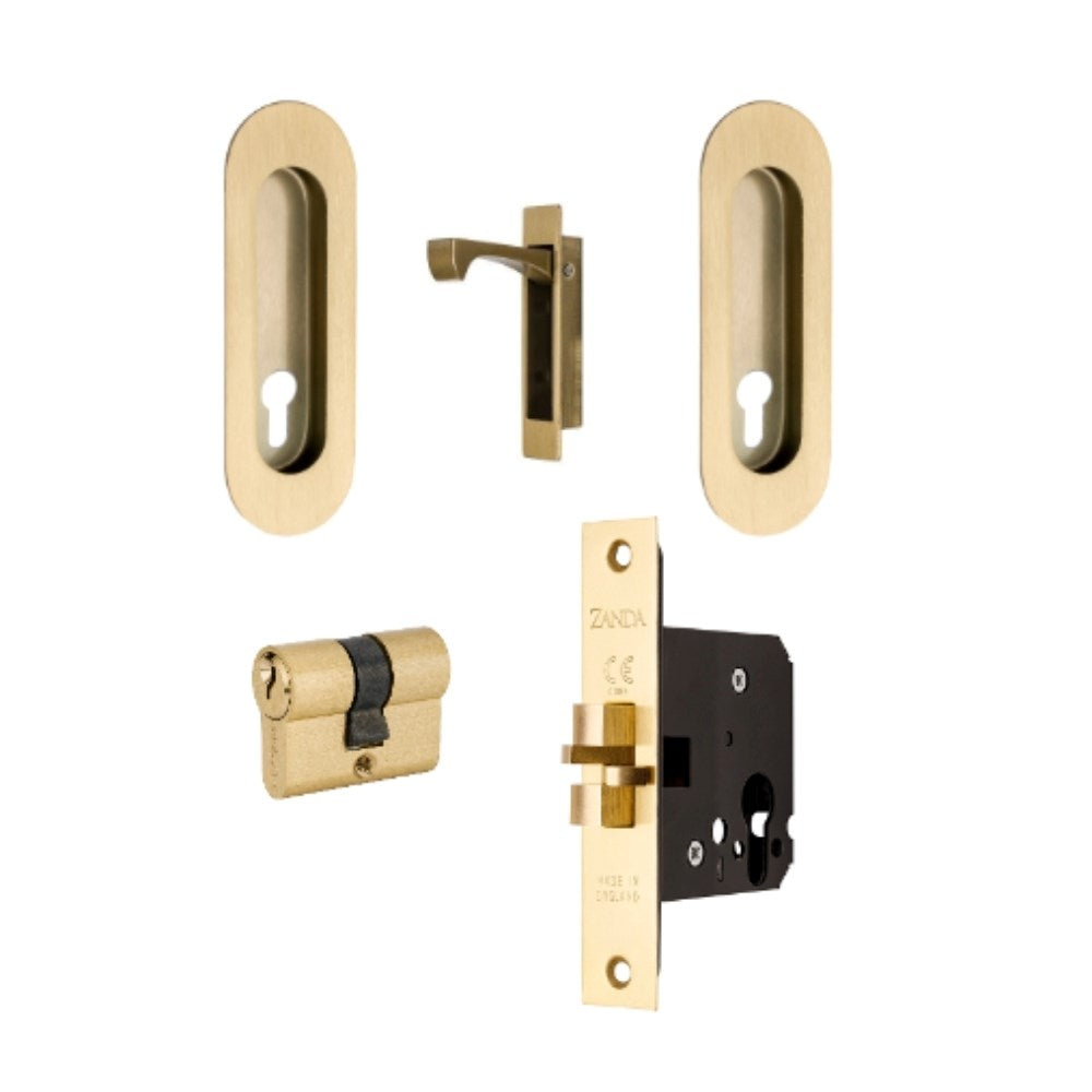 Duke Oval Euro Sliding Lock Kit