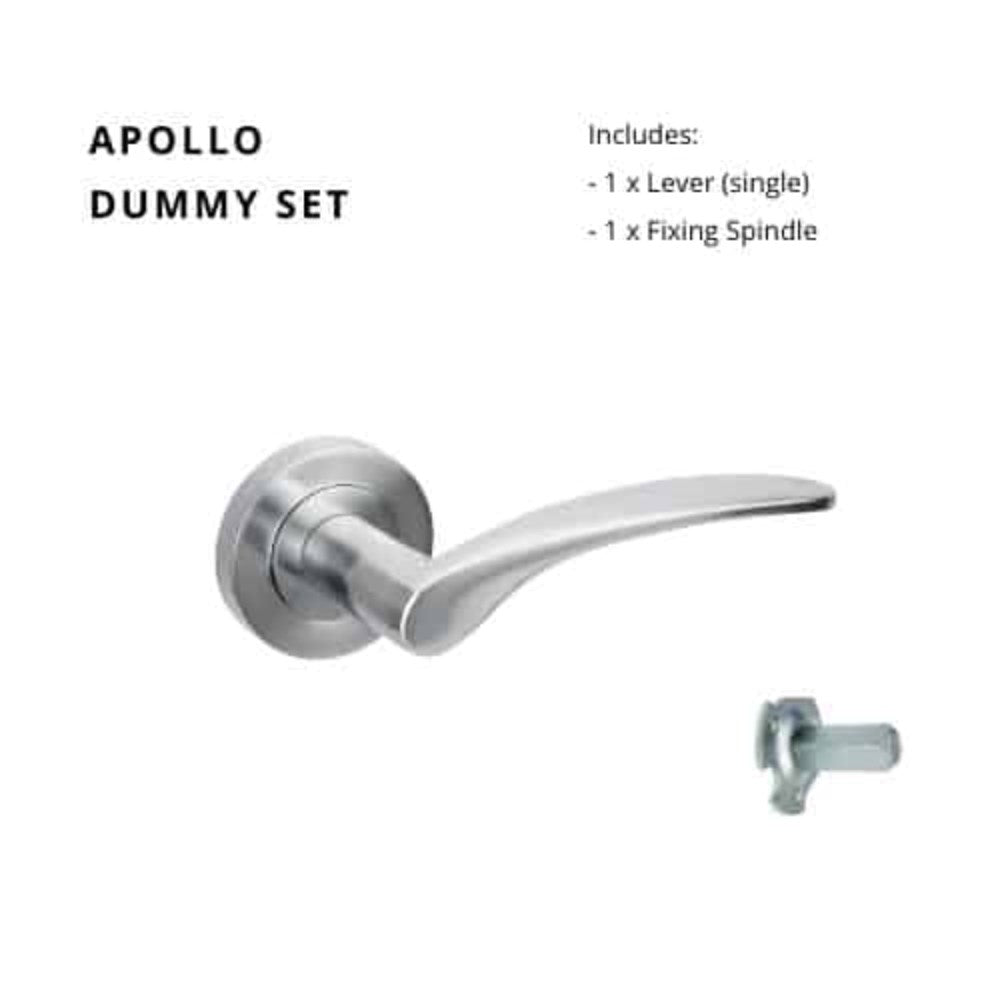 Apollo Round Rose Door Lever Set