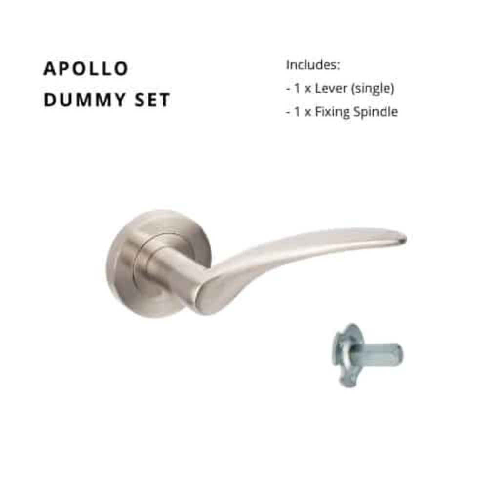 Apollo Round Rose Door Lever Set