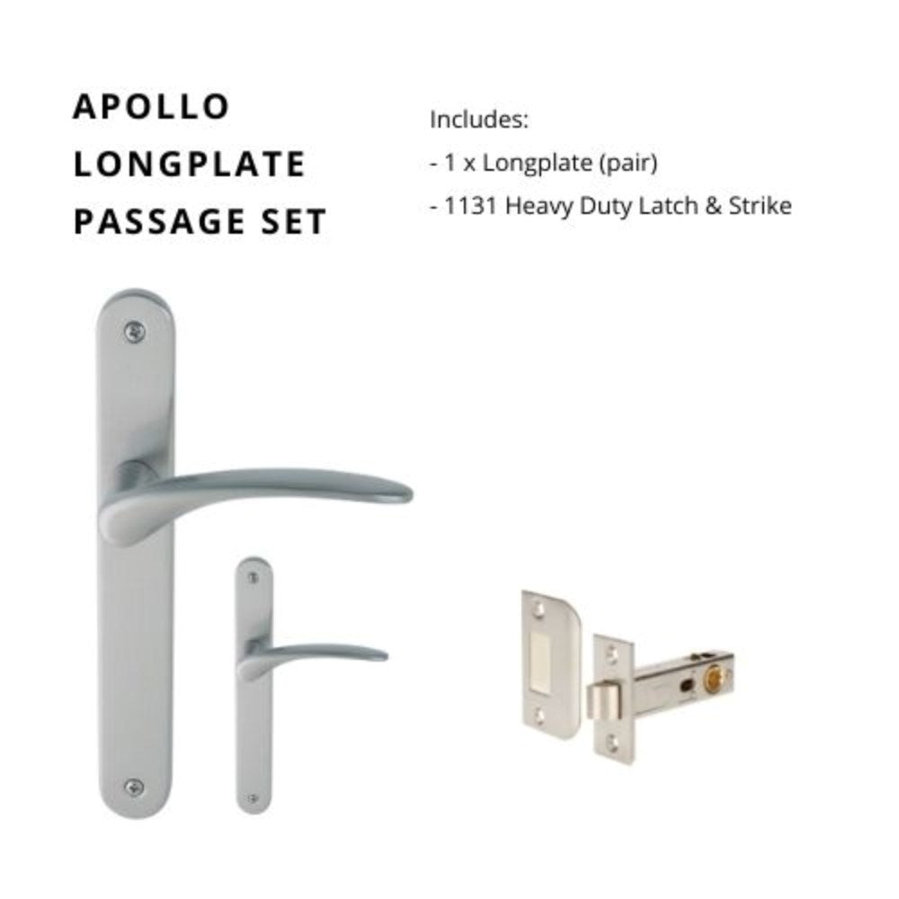 Apollo Longplate Door Lever Set